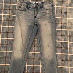 Mossimo paint splatter jeans size 8 worn once
